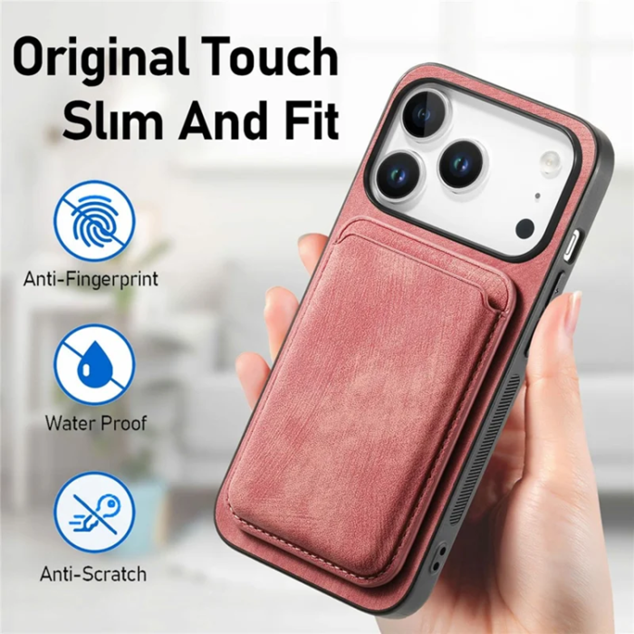 A-One Brand - iPhone 17 Pro Max Mobilskal Retro Detachable - Rosa