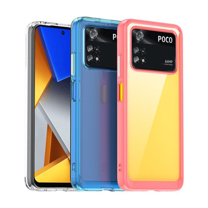 UTGATT1 - Xiaomi Poco M4 Pro Skal Flexible Outer Space - Blå
