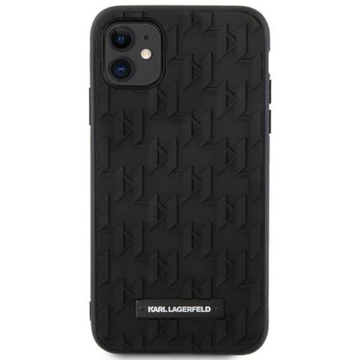 KARL LAGERFELD - Karl Lagerfeld iPhone 11/XR Mobilskal 3D Monogram - Svart