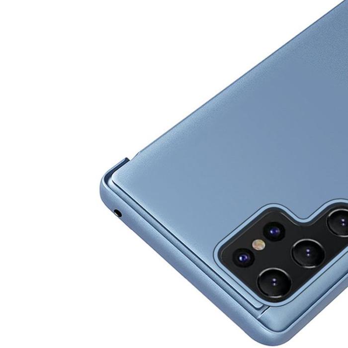 OEM - Clear View Fodral Galaxy S22 Ultra - Svart