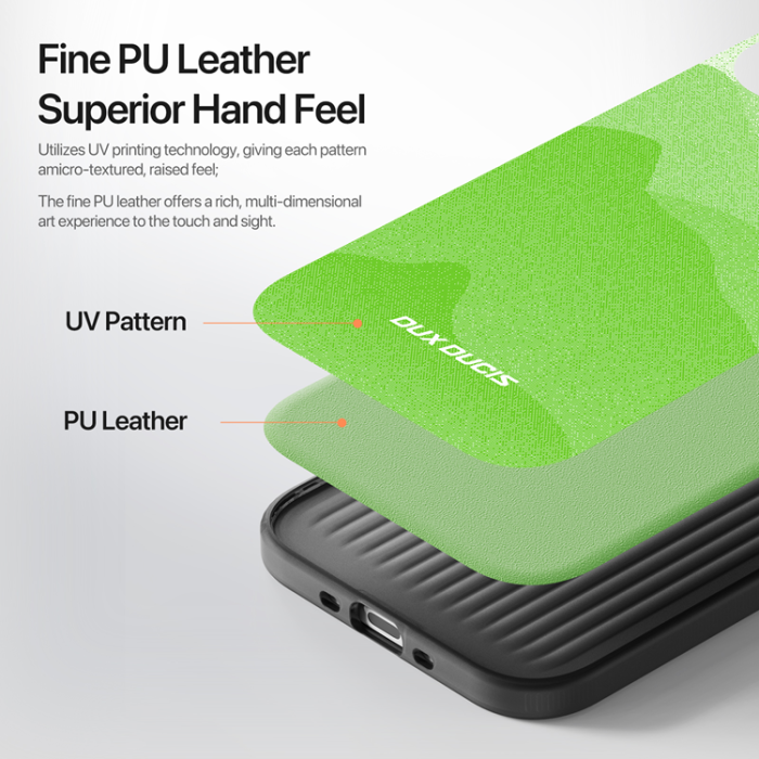 Dux Ducis - DUX DUCIS iPhone Air Mobiskal MagSafe UV Pattern Moro - Grön