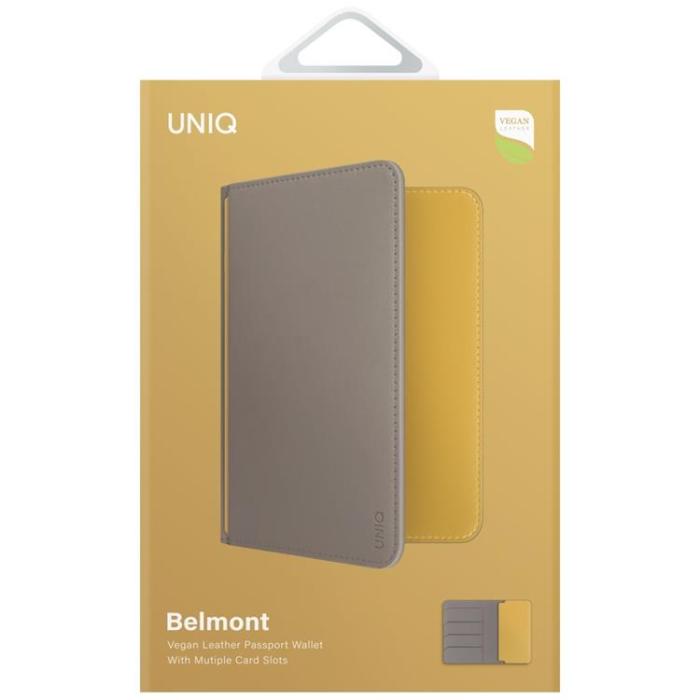 UNIQ - UNIQ Passhållare Plånbok RFID Belmont - Grågul