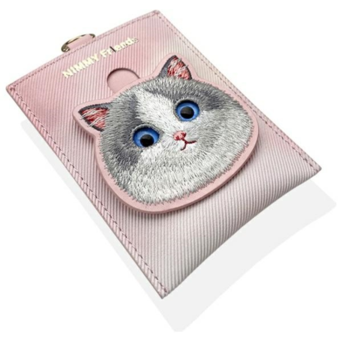 NIMMY - Nimmy Korthållare Big Eyed Pet 2.0 Cat - Rosa