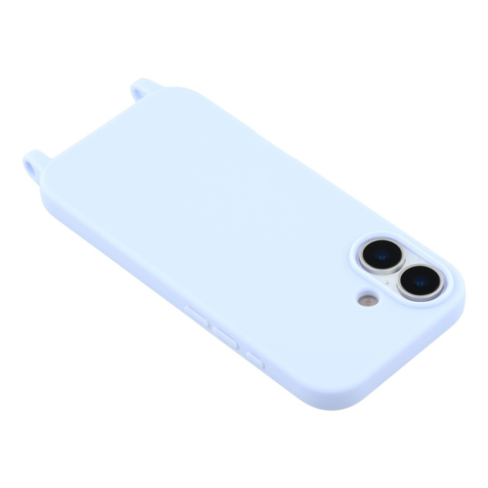 A-One Brand - iPhone 17 Mobilskal TPU med Hål för Rem - Ljuslila