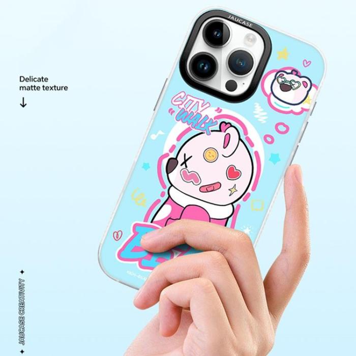 JAUCASE - JAUCASE iPhone 16 Pro Max Mobilskal MagSafe - City Walk Bear