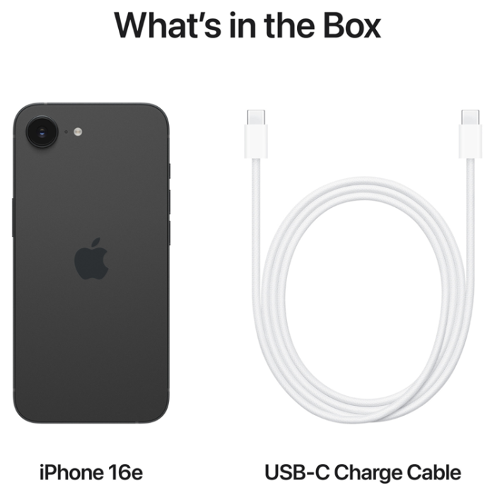 Apple - Apple iPhone 16e 128GB - Svart
