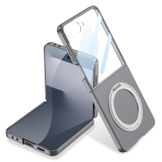 GKK - GKK Galaxy Z Flip 7 Mobilskal Kickstand Hård PC - Grå
