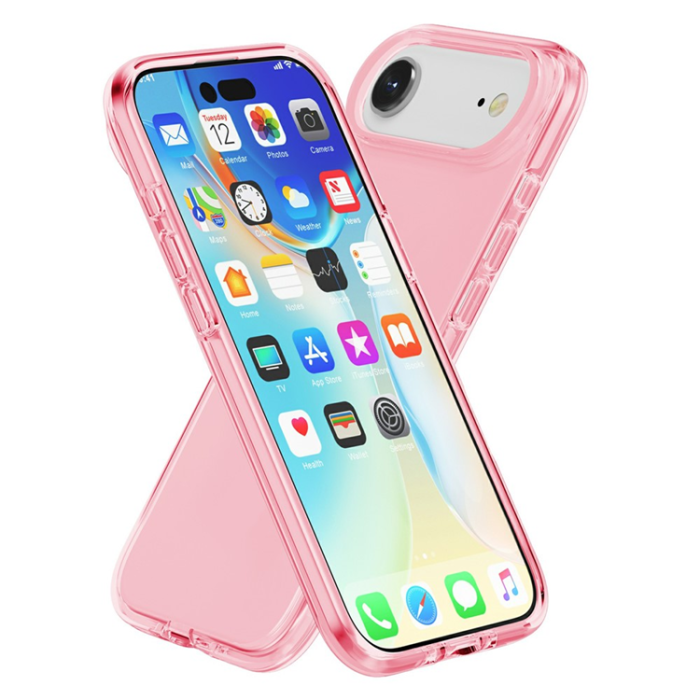AMORUS - AMORUS iPhone Air Mobilskal Shockproof - Clear Rosa