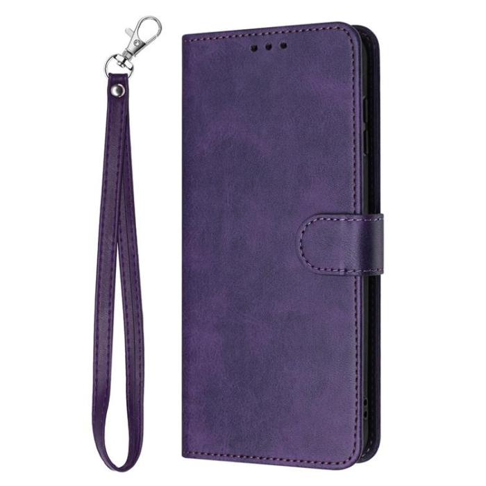 A-One Brand - Sony Xperia 1 VII Plånboksfodral Calf Texture Med Rem - Lila