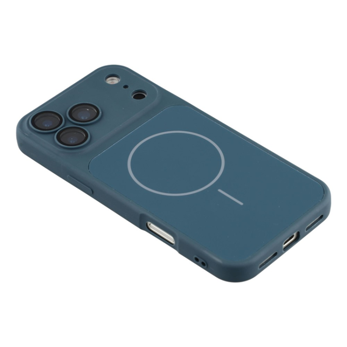 A-One Brand - iPhone 17 Pro Max Mobilskal MagSafe TPU + PC Skin Touch - Blå