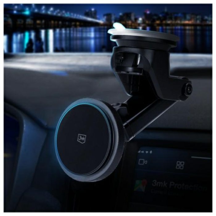 3MK - 3mk Magcharger Bilhållare för dashboard - Svart