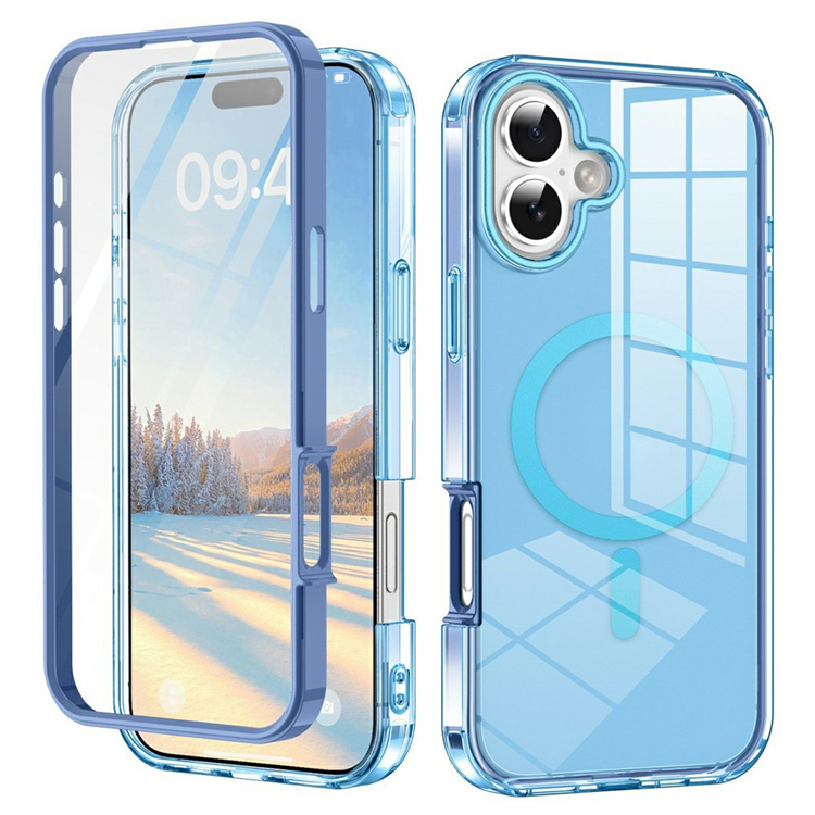 Mobilskal till iPhone 17 MagSafe med PET Skärmskydd - Blå | 2353 | AlltMobil