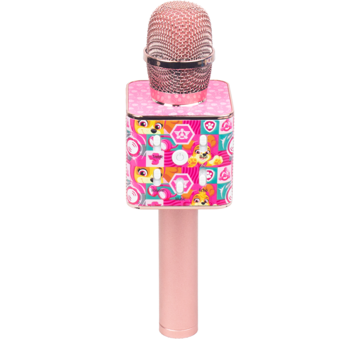 PAW PATROL - Paw Patrol Karaoke Bluetooth-Mikrofon med Högtalare - Rosa