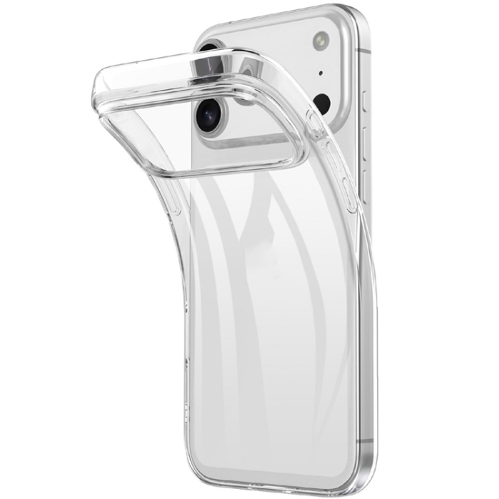 A-One Brand - iPhone 17 Pro Mobilskal TPU med Härdat Glas - Clear