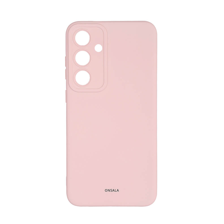Onsala Galaxy S24 Mobilskal Silikonkänsla - Rosa | 2353 | AlltMobil