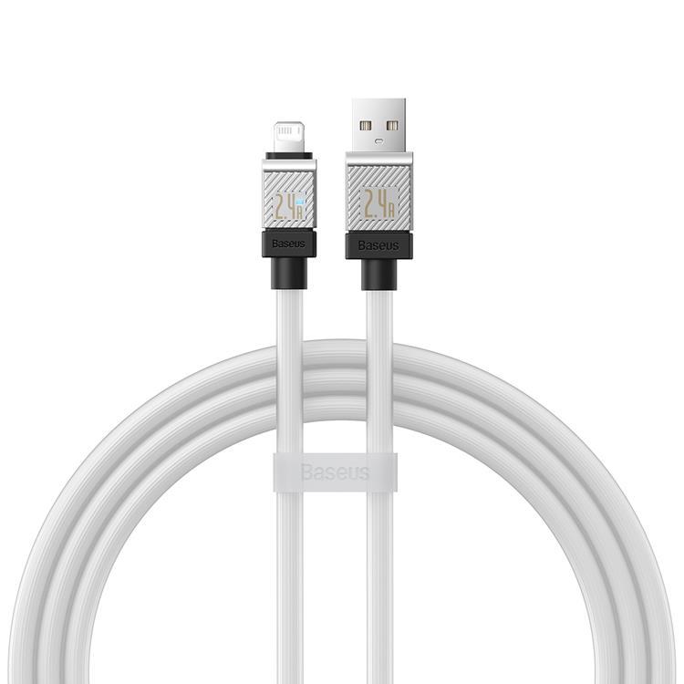 Baseus USB Till Lightning 1m Kabel 2.4A CoolPlay - Vit | 3541 | AlltMobil