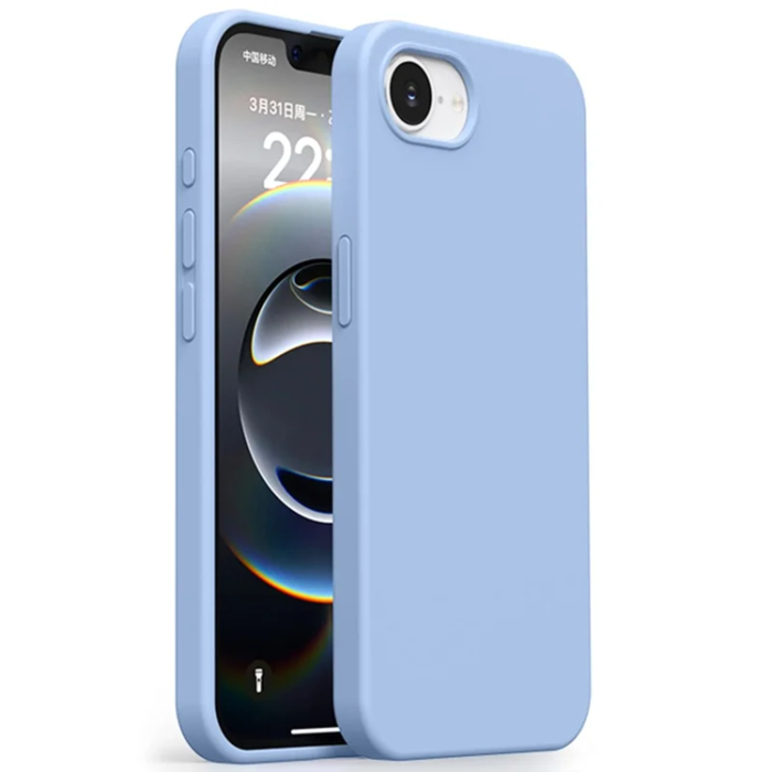 A-One Brand - iPhone 16e Mobilskal Ultra Thin Silikon - Haze Blå