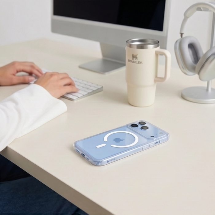 Tech-Protect - Tech-Protect Mobilskal För iPhone 18 Pro/17 Pro Magsafe Flexair Hybrid - Clear