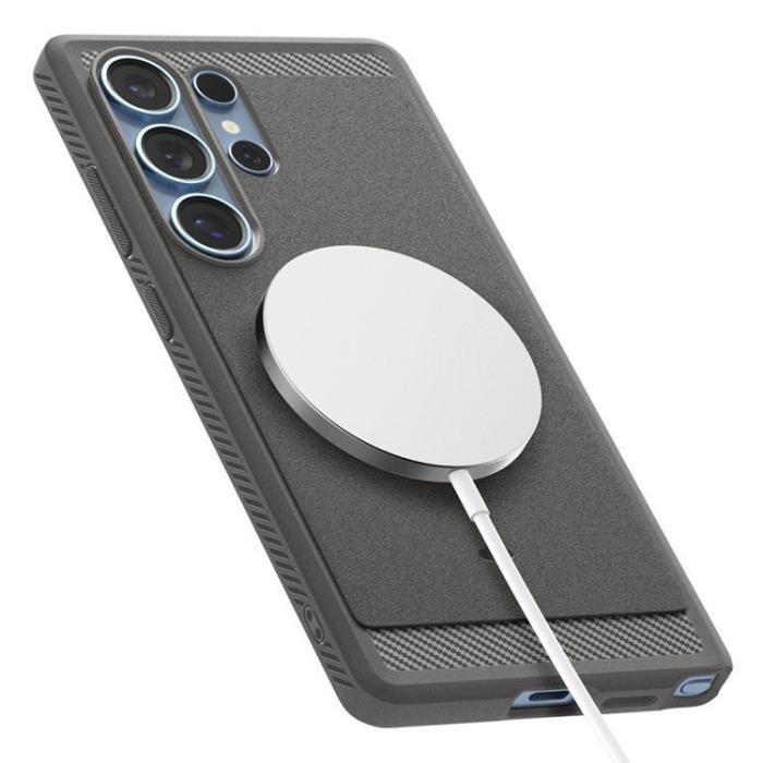 Spigen - Spigen Galaxy S25 Ultra Mobilskal Magsafe Rugged Armor - Grå