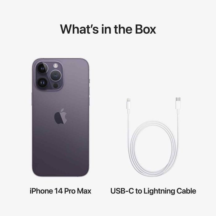 Apple - Apple iPhone 14 Pro Max - 6GB - 128GB - Djup Lila