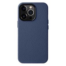 Melkco - MELKCO Mobilskal till iPhone 14 Pro Max &Auml;kta L&auml;der + PC - Bl&aring;