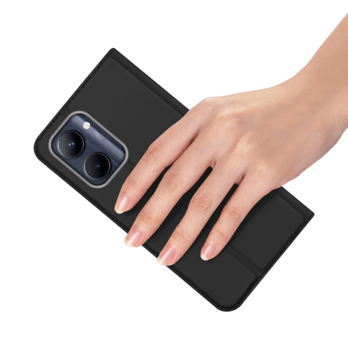 Dux Ducis - Dux Ducis Realme C33 Plånboksfodral Skin Pro - Svart