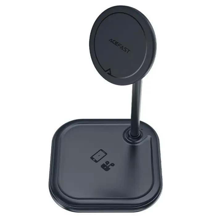 Acefast - Acefast 2-in-1 Trådlös Laddare MagSafe Qi 15W Stativ iPhone Apple AirPods - Grå