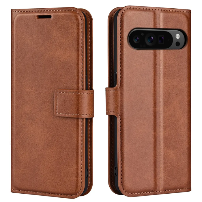 Taltech - Google Pixel 9 Pro XL Plånboksfodral - Brun