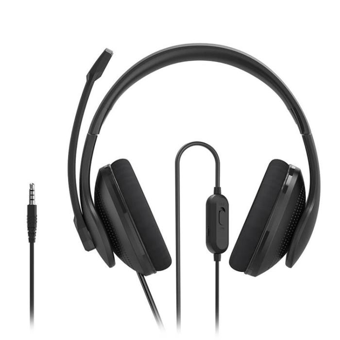UTGATT1 - Hama Headset PC Office Stereo Over-Ear HS-P200 V2 - Svart