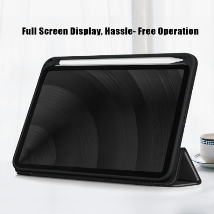 OEM - iPad mini 6 (2021) Fodral Tri-Fold PU Läder - Svart