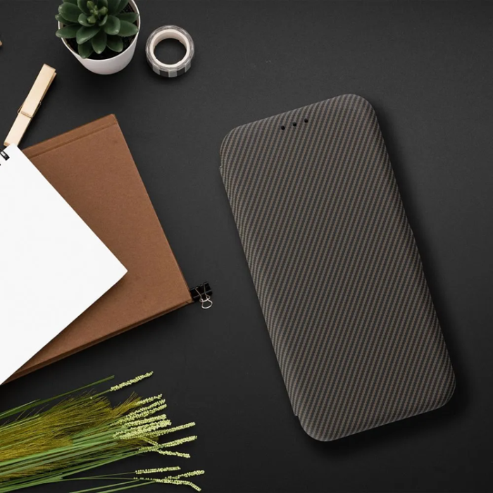 OEM - Xiaomi Redmi Note 14 Plånboksfodral Folio Side Magnet - Brun