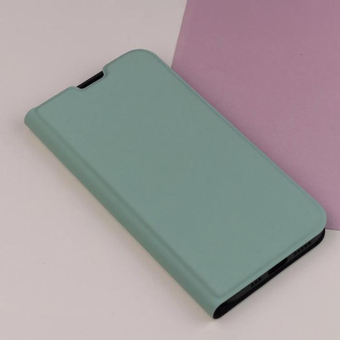 OEM - iPhone 16 Plus Plånboksfodral Smart Soft - Ljusgrön
