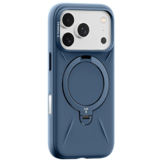 Torras - TORRAS iPhone 17 Pro Max Mobilskal MagSafe Liquid Silikon - Mörkblå