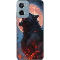 Gustaf - Mobilskal till Motorola Moto G05 med Ylande varg