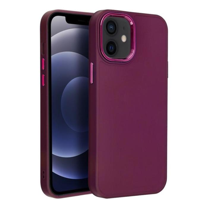 OEM - iPhone 12 Mini Mobilskal Frame - Lila