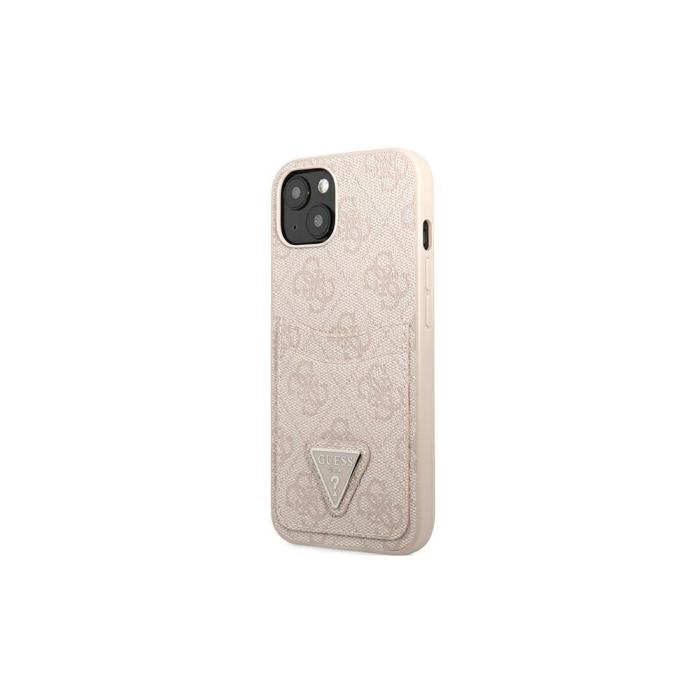 OEM - iPhone 13 Pro Max Rosa Hårt Skal med Kortplats - Triangle Logo