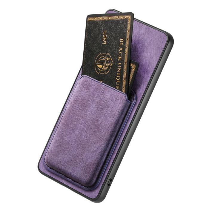OEM - Mobilskal för Samsung Galaxy S26 Magnetiskt Konstläder + TPU - Lila