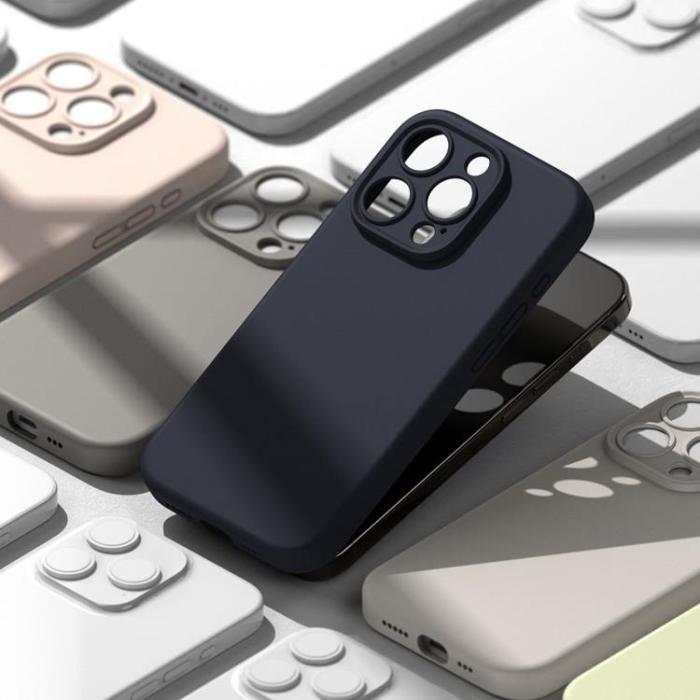 Ringke - Ringke iPhone 15 Pro Mobilskal Magsafe Silikon - Marinblå