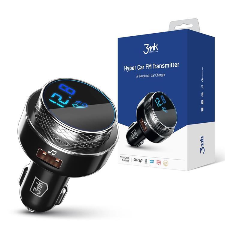 3mk Billaddare + Transmiter FM - Svart | 505295 | AlltMobil