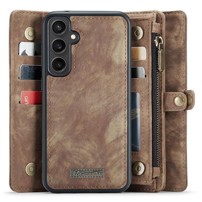 Caseme - CASEME 008 Plånboksfodral för Samsung Galaxy S23 FE Konstläder - Brun