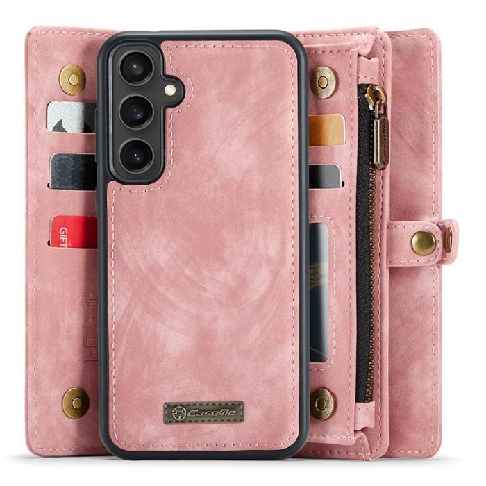 Caseme - CASEME 008 Plånboksfodral för Samsung Galaxy S23 FE Konstläder - Rosa