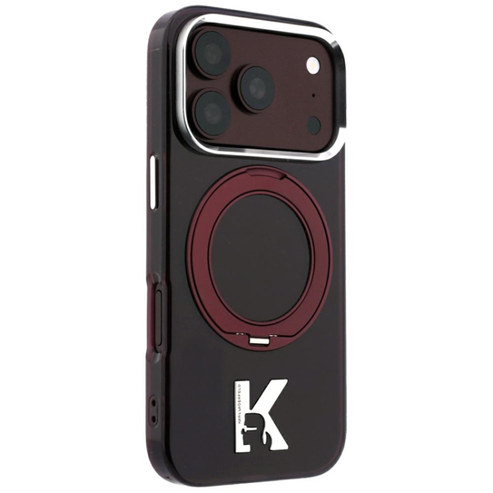 KARL LAGERFELD - Karl Lagerfeld Mobilskal För iPhone 17 Pro/18 Pro Magsafe IML Ringställ