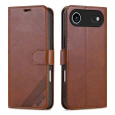 AZNS - AZNS iPhone Air Pl&aring;nboksfodral Anti-Scratch Konstl&auml;der - Brun