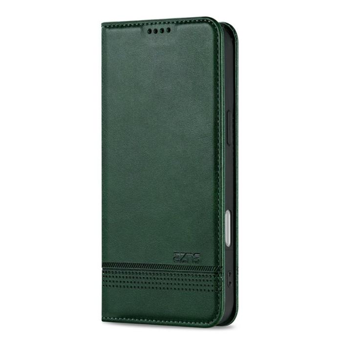 AZNS - AZNS iPhone Air Plånboksfodral Konstläder - Grön