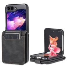 AZNS - AZNS Samsung Galaxy Z Flip7 FE Fodral KonstL&auml;der - Svart