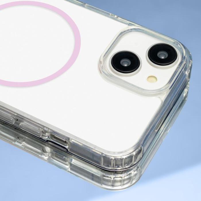 A-One Brand - iPhone 17 Pro Max Mobilskal Magsafe Anti Shock Thin - Rosa
