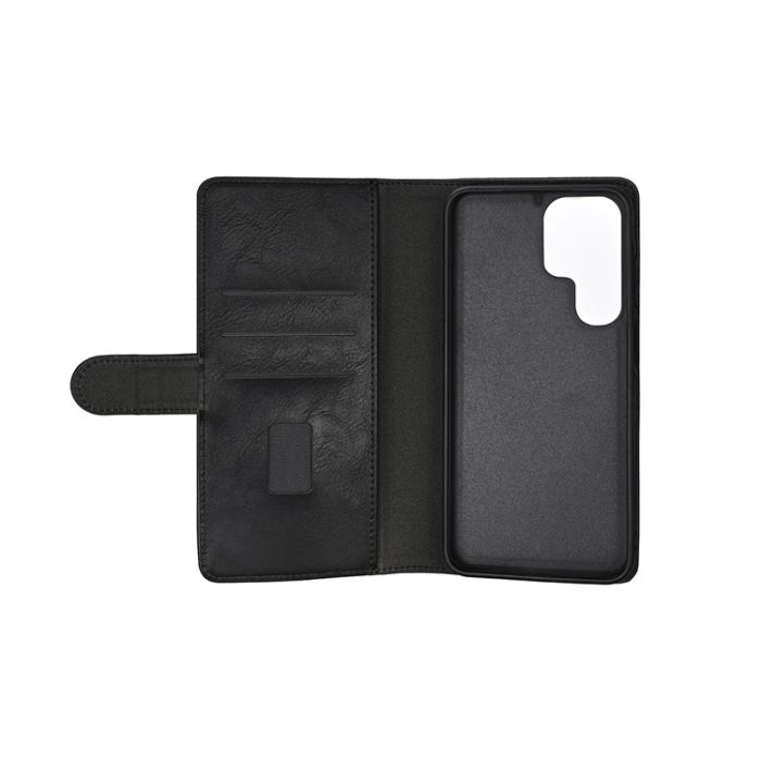 GEAR - Gear Galaxy S25 Ultra Plånboksfodral 3 Kortfack 2in1 - Svart