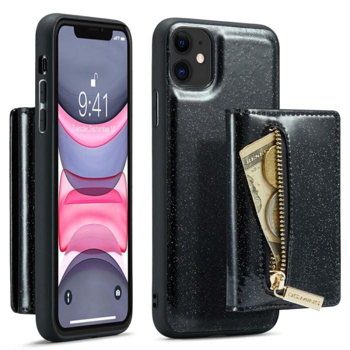 DG.MING - DG.MING M3 Mobilskal för iPhone 11 6.1 tum Svart 2-i-1 Fodral