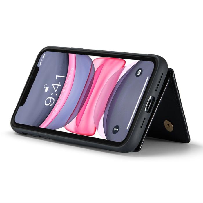 DG.MING - DG.MING M3 Mobilskal för iPhone 11 6.1 tum Svart 2-i-1 Fodral