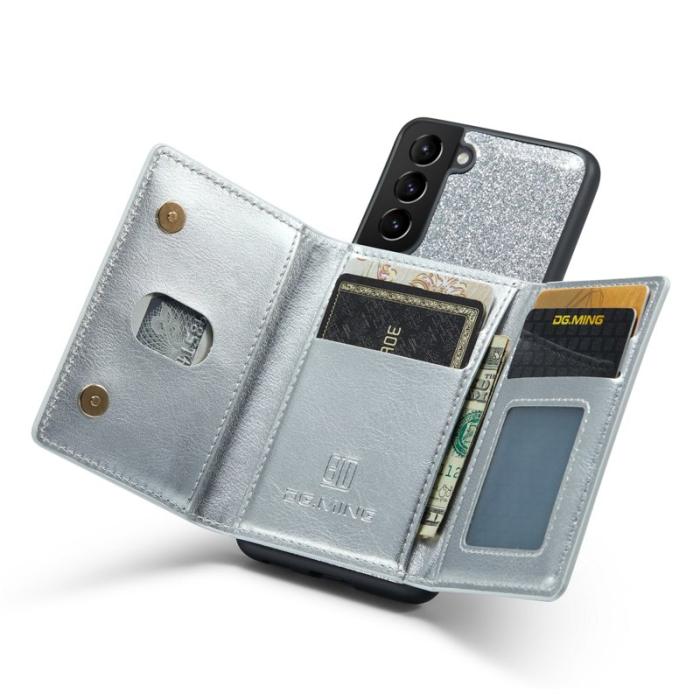 DG.MING - DG.MING M3 Mobilskal till Samsung Galaxy S21 FE 5G Silver